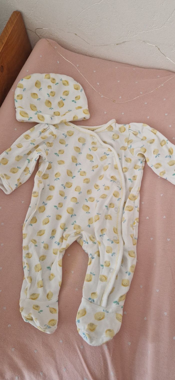 Ensemble Citron  3 mois
