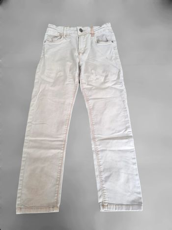 Jeans garçon crème