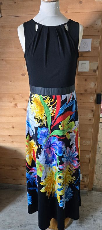 Robe longue fleurie