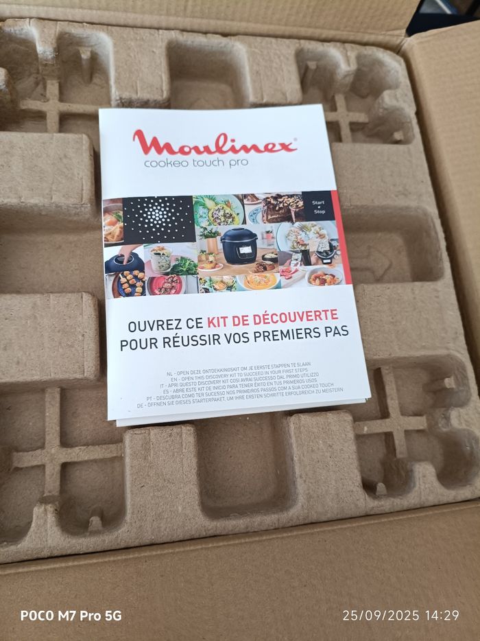 Cookeo touch pro conecter avec balance intégrée Moulinex neuf sous garantie encore 14 mois - photo numéro 3