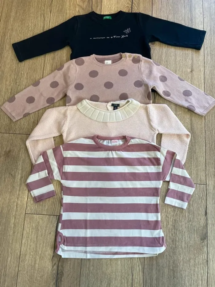 Lot pull bébé 18 mois