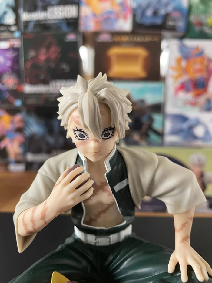 Demon Slayer - Sega - Figurine Kimetsu no Yaiba Chokonose Sanemi Shinazugawa Onigiri - photo numéro 8