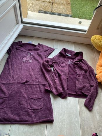 Robe et gilet fée clochette 7-8 ans