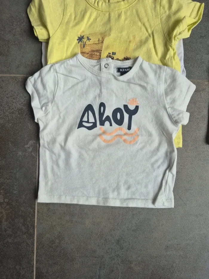Lot tee-shirts 6 mois bébé garçon - photo numéro 8