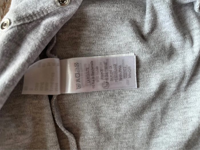 Pyjama coton gris La redoute 3 mois - photo numéro 4