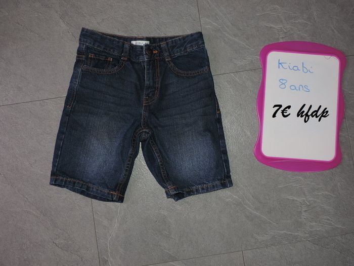 short en jeans kiabi taille 8 ans