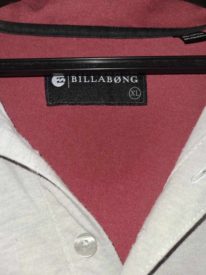 Polo homme manche courte tee shirt gros clair foncé Taille2XL TBE Billabong - photo numéro 2