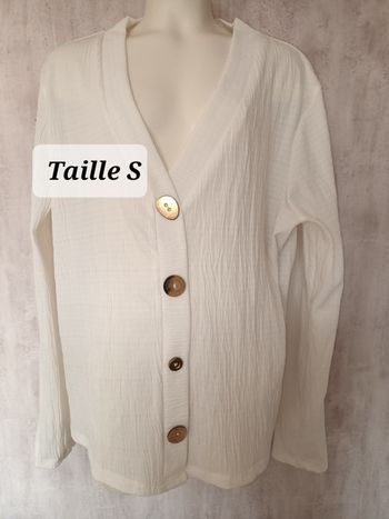 Chemisier femme S blanc Pimkie