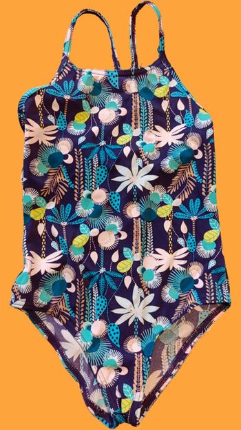 Maillot fillette. 6/7 ans. Olaian.