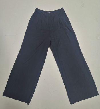 Pantalon large bleu marine Kiabi