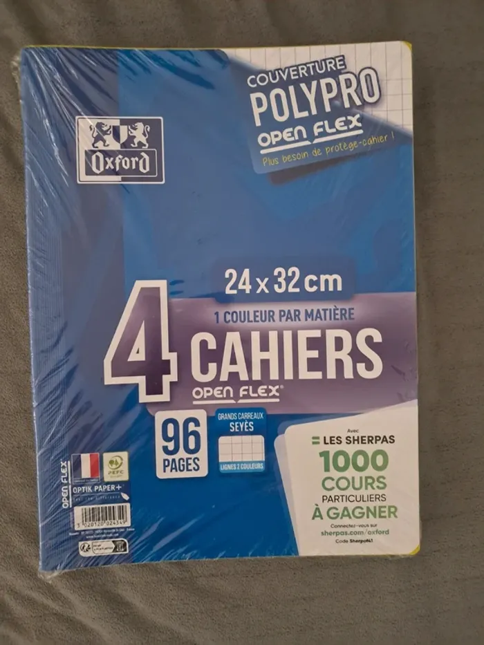 Cahiers  Oxford polypro open flex