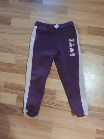 jogging chaud verbaudet 5 ans violine