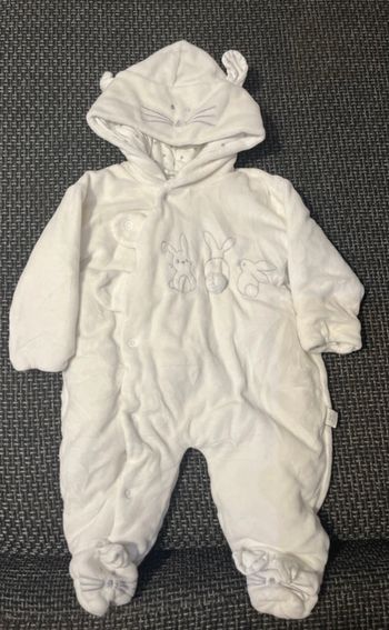 Combinaison blanche lapins 18 mois mixte 