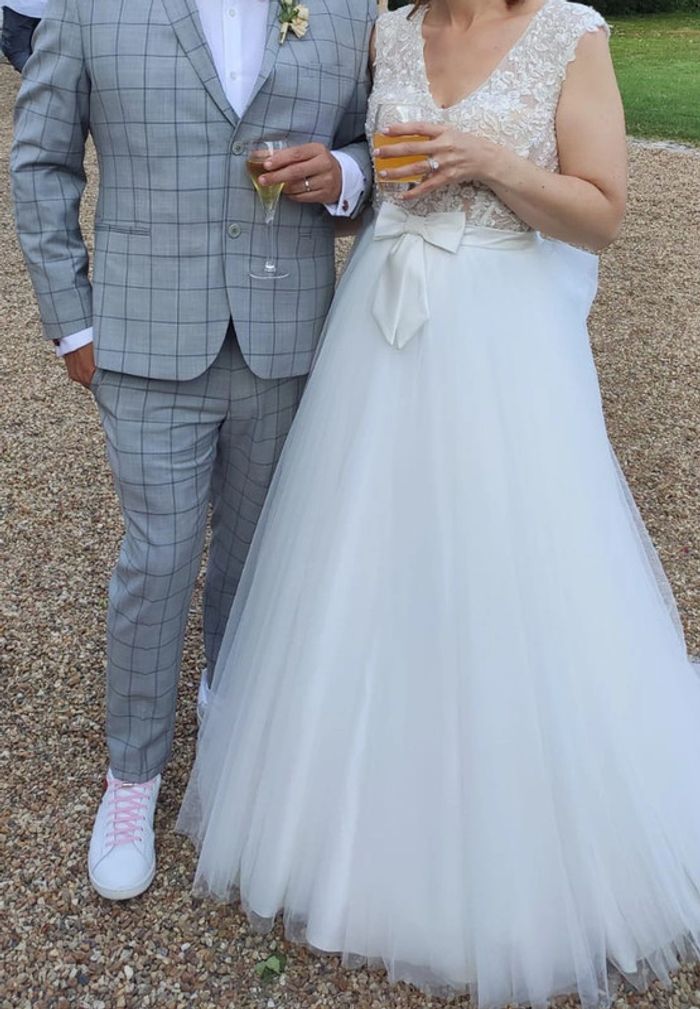 Robe de marié princesse Lilly Pure Taille M/L - photo numéro 2