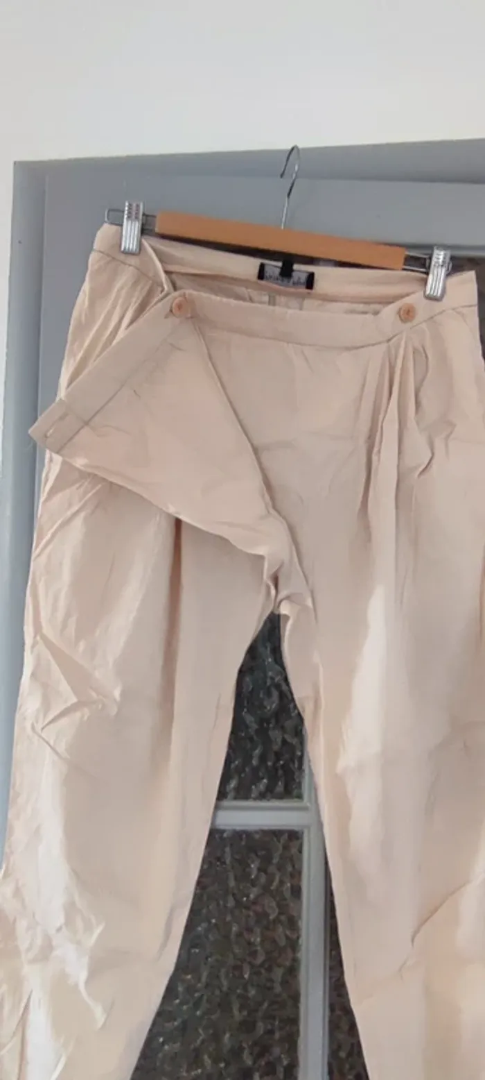 Pantalon carotte Patrizia Pepe 36 - photo numéro 4