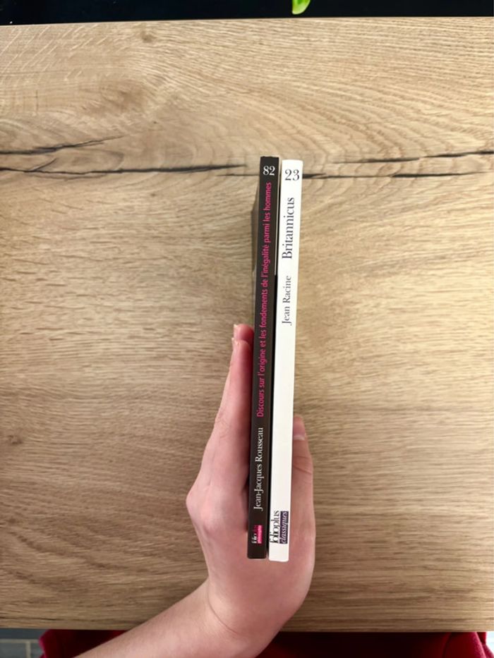 Lot de Livres Discours sur l’origine et les fondements de l’inégalité parmi les hommes - photo numéro 3