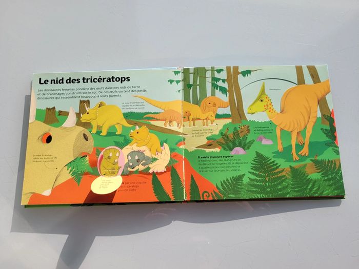 Livre animé à flaps : Le Petit Monde animé Gallimard Jeunesse : La Vie des Dinosaures (63) - photo numéro 8