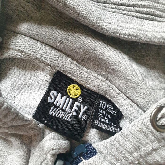 💚 Gilet zippé 10 ans Smiley #emyfleury_10ansgarçon - photo numéro 3