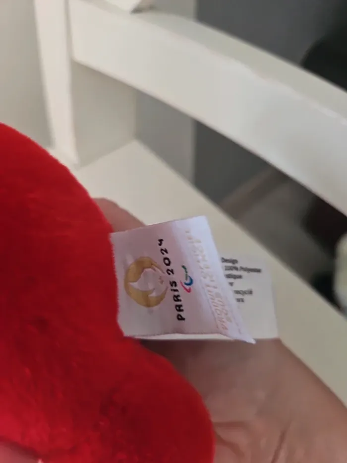 Porte-clés Peluche Phryge paralympique - photo numéro 2