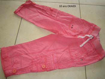 lot de pantacourts été fille 10 ans