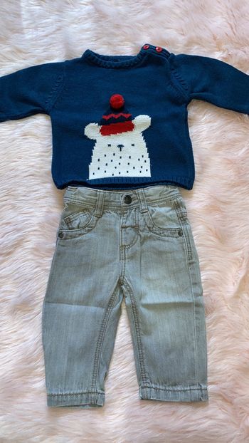 Ensemble pull jean tape à l’œil