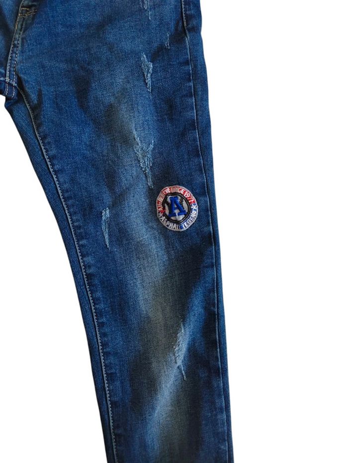Jean Skinny avec écussons - photo numéro 4