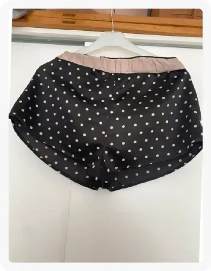 Short à pois rose et noir Undiz - photo numéro 4