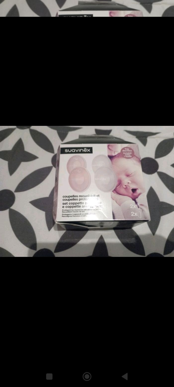 Coupelle recueil lait