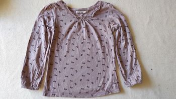 Tee shirt manches longues papillons