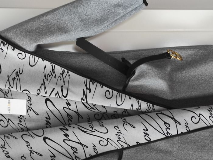 Manteau long femme gris & noir – Taille S (étiquette M) – Neuf avec étiquette - photo numéro 3