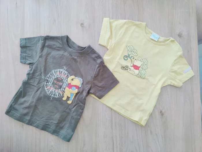 Lot de 2 Tshirt Winnie l'ourson 18 mois