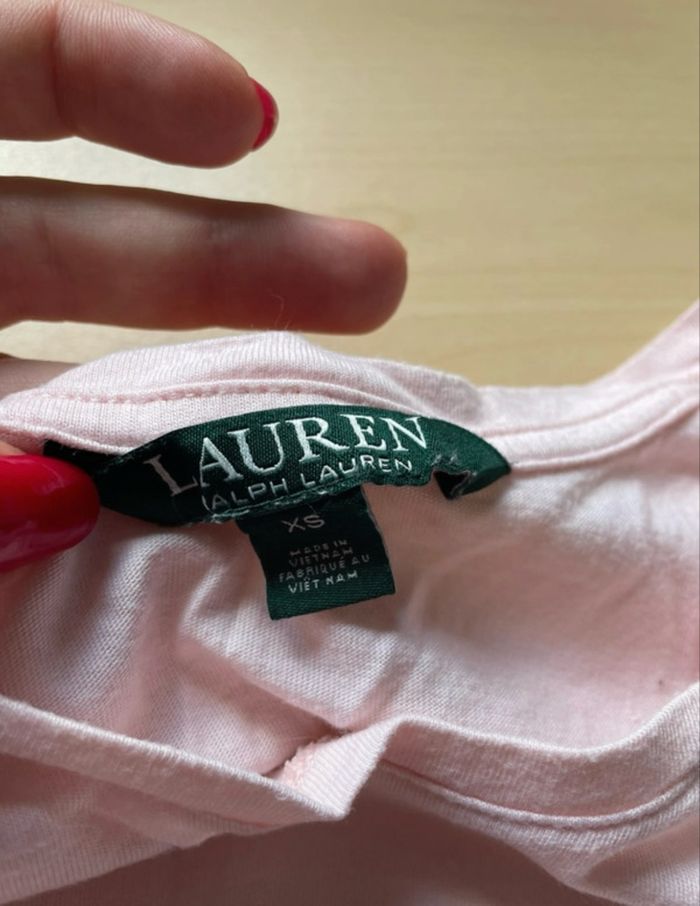 T-shirt rose Ralph Lauren - photo numéro 4