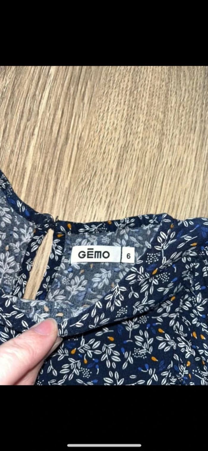 Robe fleuries et fluide gemo 6 ans mi saison parfait état - photo numéro 3