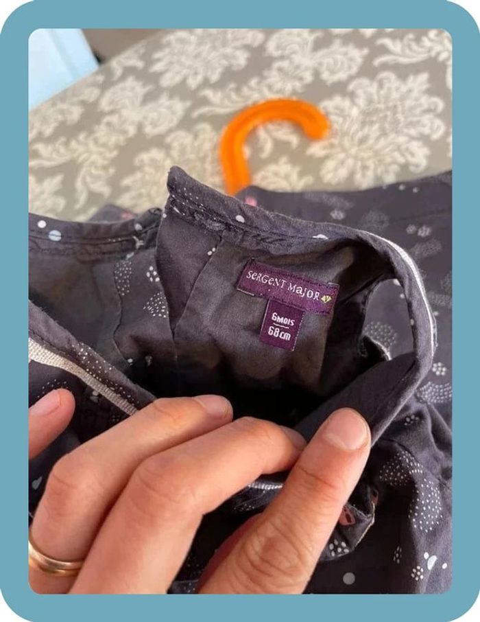 Belle robe doublée 6 mois sergent major - photo numéro 4