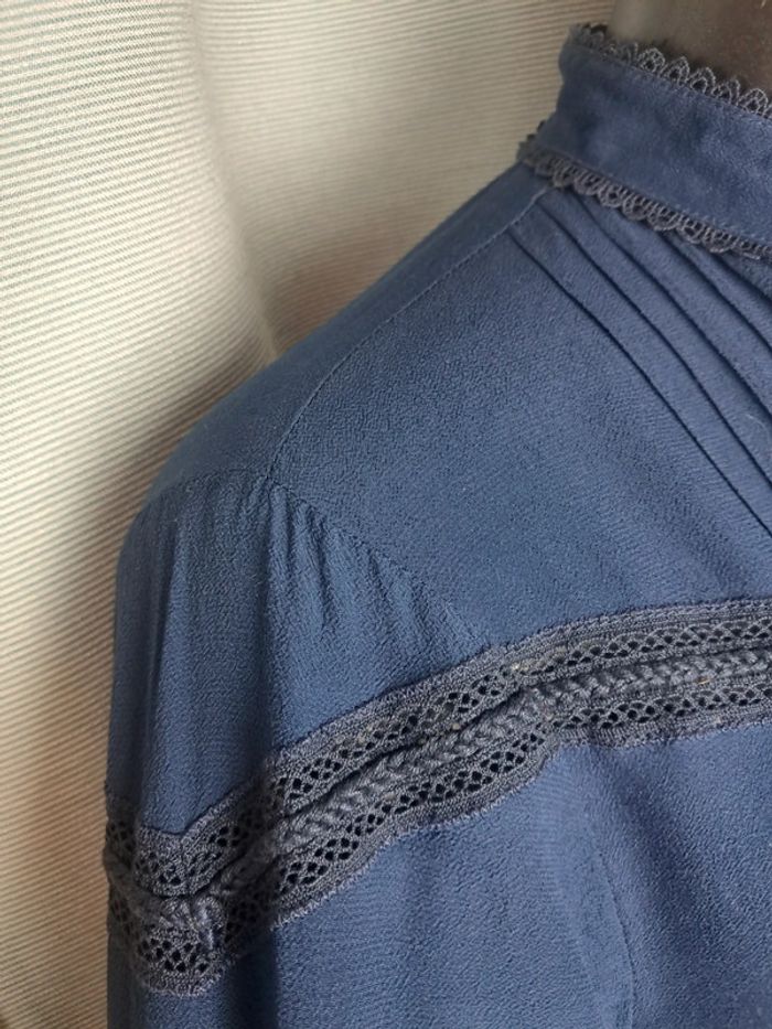 Balzac chemise blouse marine T . 36/38 - photo numéro 4