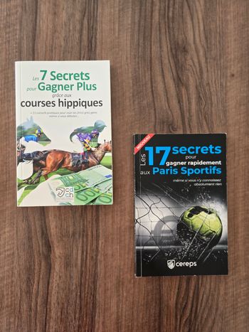 Lot livres Paris Sportifs/Hippiques.