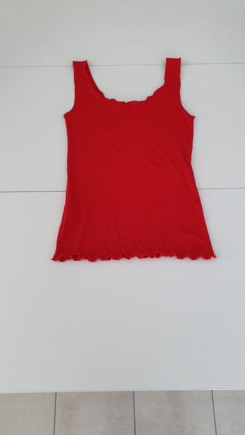 Débardeur neuf rouge en taille unique