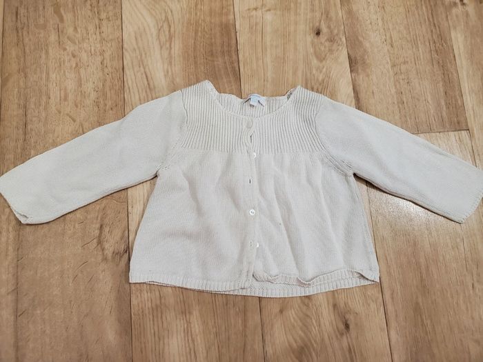 Gilet blanc Jacadi 18 Mois - photo numéro 2