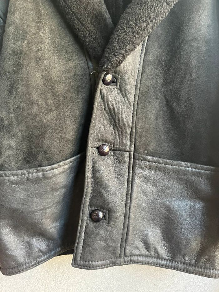 Manteau en mouton retourné Vintage - photo numéro 3
