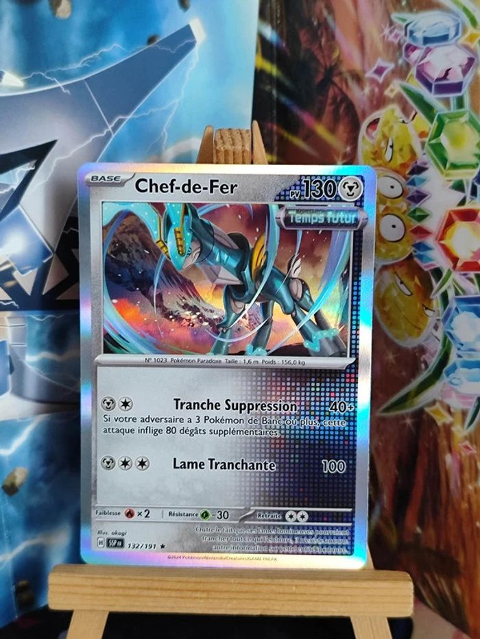 Chef de Fer holo rare 132/191 Étincelles Déferlantes