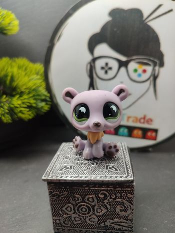 lps01302 My Littlest Petshop Pet Shop LPS Hasbro Authentic Panda Ours Bear 833