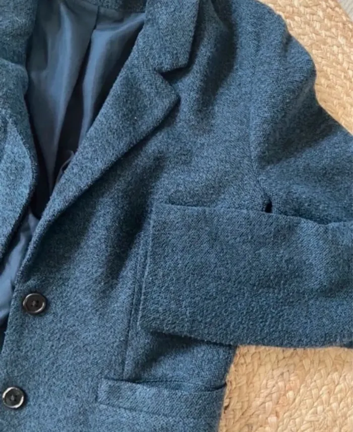 Veste blazer femme bleu marine Taille 40 - photo numéro 2