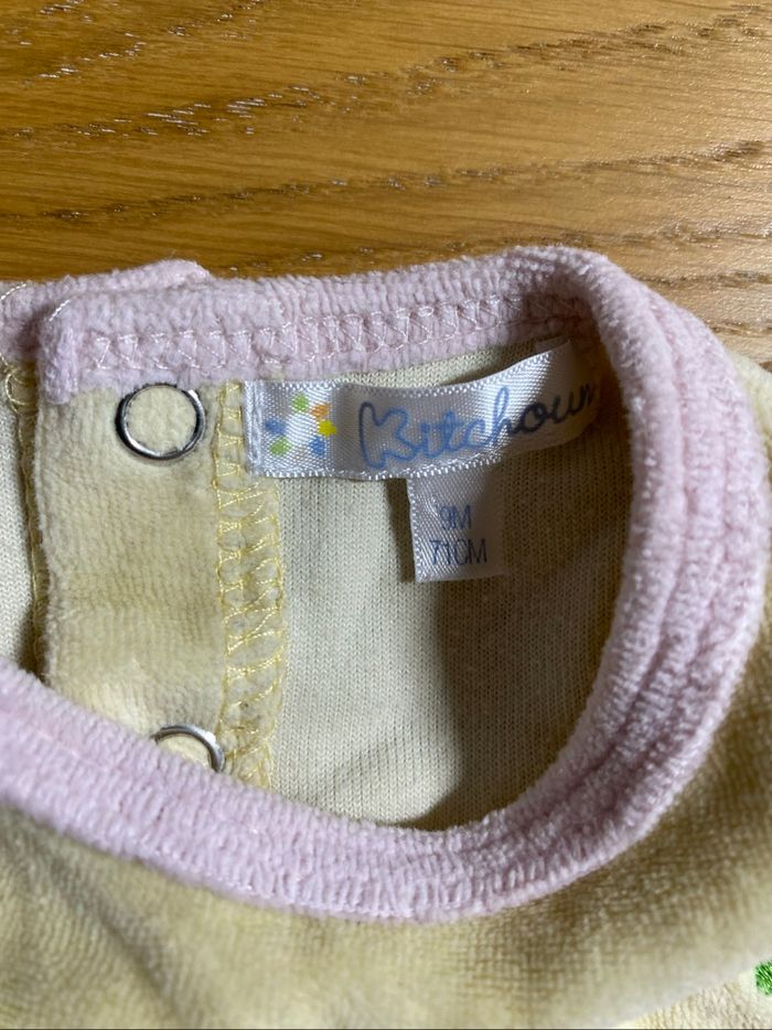 Kitchoun Pyjama Grenouillère jaune Taille 9 mois - photo numéro 4