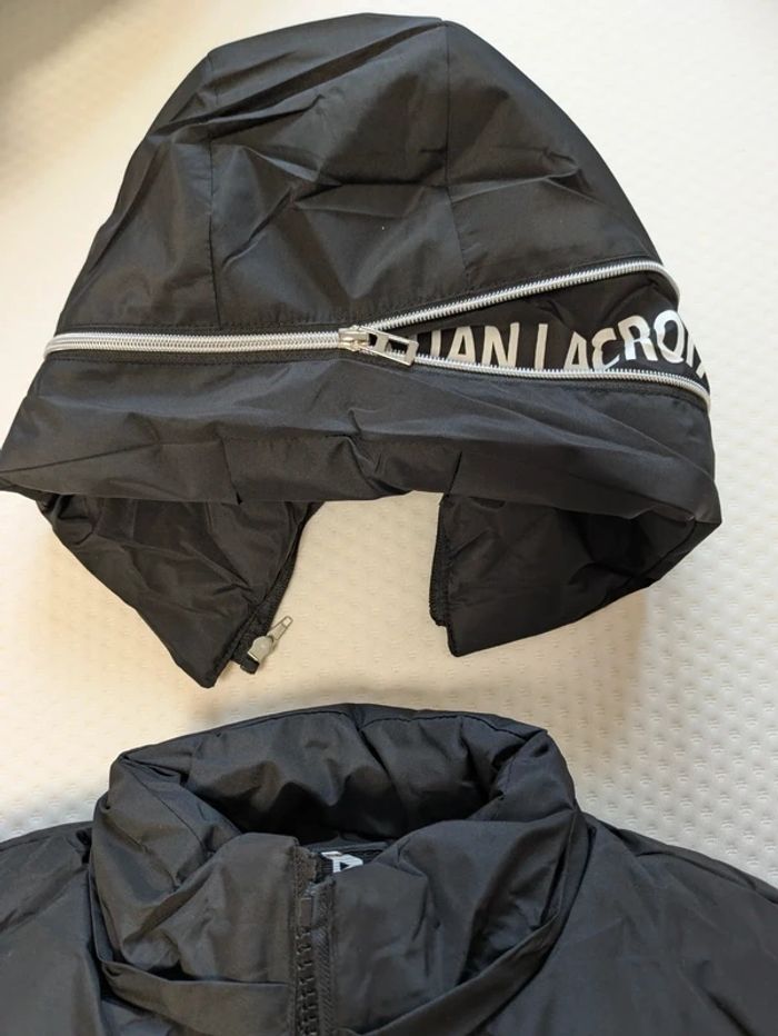 Doudoune enfant chaude avec capuche amovible Christian Lacroix – Noir - Taille 12  ans – Neuve - photo numéro 6