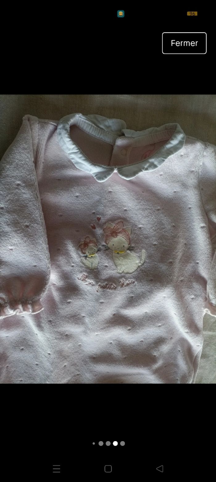 Lot 2 pyjamas taille 1 mois - photo numéro 5