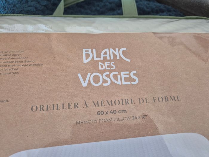 Oreiller à mémoire de forme - photo numéro 4