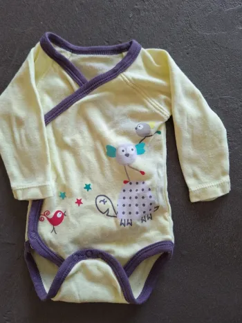 Body jaune et violet