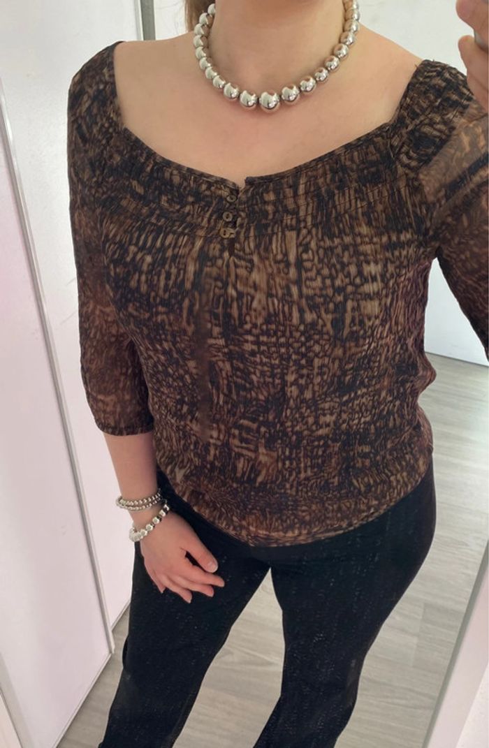 Blouse Zara soie S 36