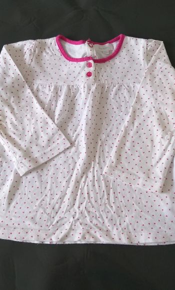 Tee-shirt Tex blanc à motifs