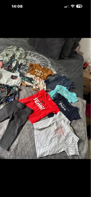 Lot de vêtements garçon 9 mois